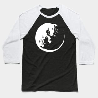 Horses Yin Yang Baseball T-Shirt